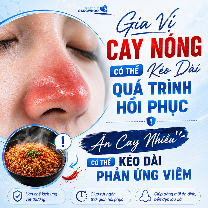 Nâng Mũi Bao Lâu Được Ăn Mì Cay? Bác Sĩ Giải Đáp Chi Tiết Từ Góc Độ Chuyên Môn